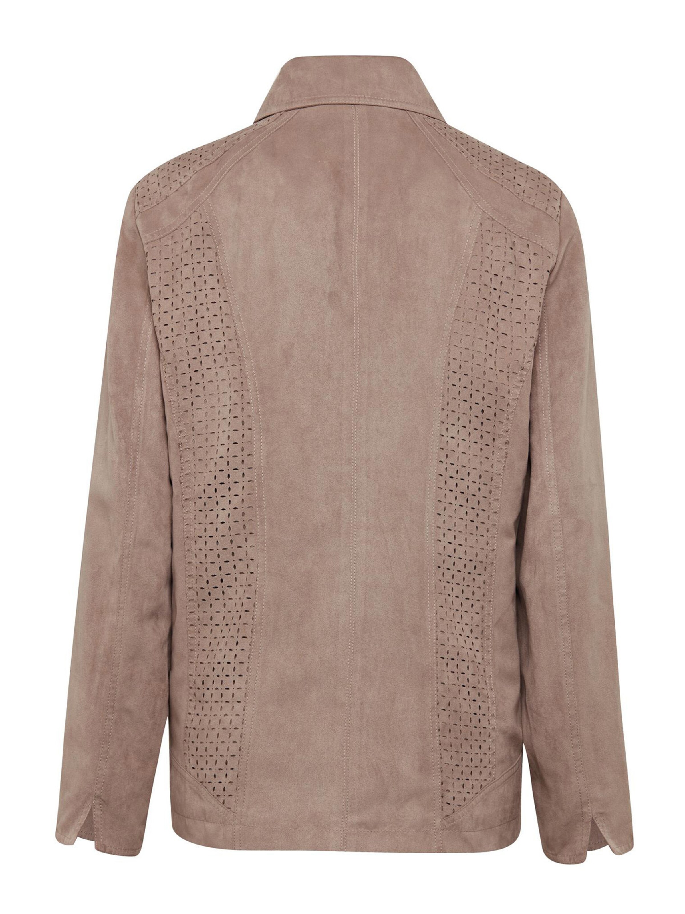 Goldner Blazer in Grau