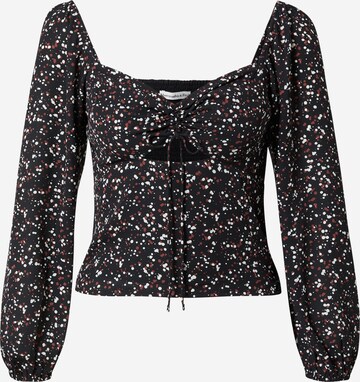 Abercrombie & Fitch Bluse in Schwarz: predná strana