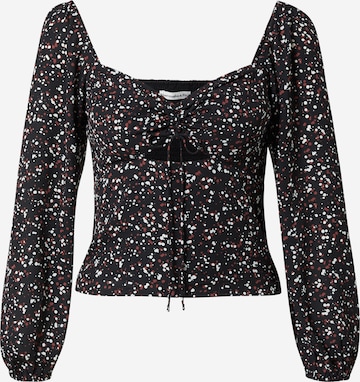 Abercrombie & Fitch - Blusa en negro: frente