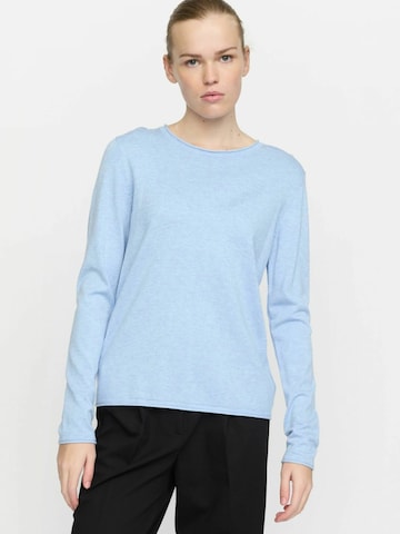 Soft Rebels Trui 'Marla' in Blauw: voorkant