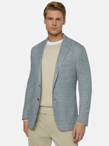 Coupe regular Veste de costume Boggi Milano en bleu : devant