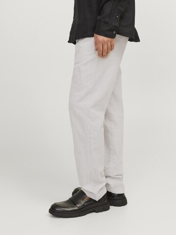 JACK & JONES - Regular Calças chino 'Ace Summer' em cinzento