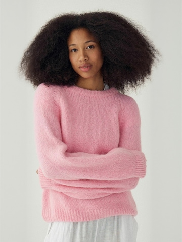 Noella Sweater ' N-Latora ' in Pink: Vorderseite