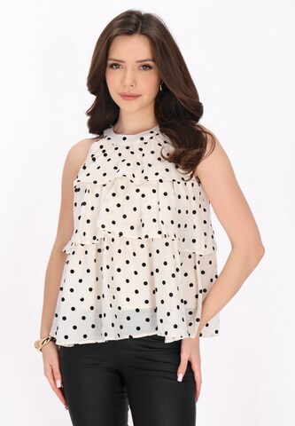 faina - Blusa 'Fashion Look' en beige: frente