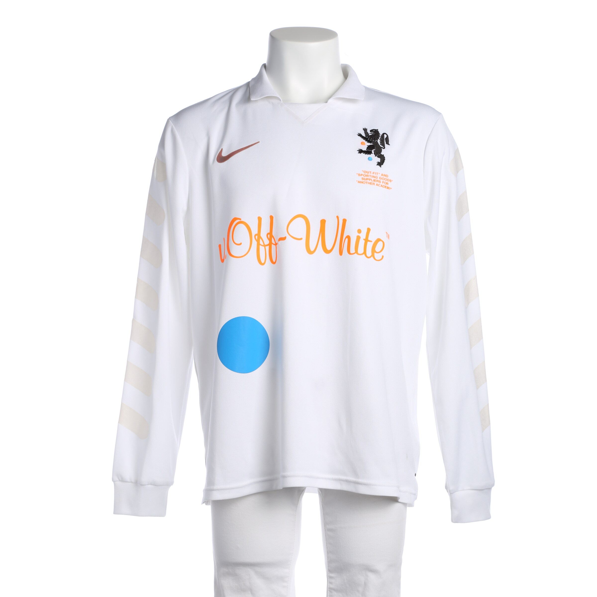 Off-White Freizeithemd / Shirt / Polohemd langarm M in Mischfarben: Vorderseite