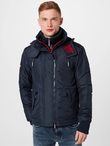 Superdry Winter jacket 'Mountain' in Blue: front