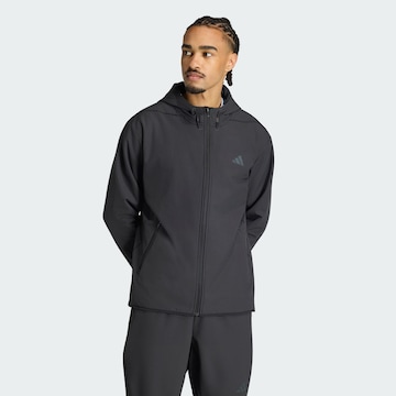 Giacca sportiva 'D4T' di ADIDAS PERFORMANCE in nero: frontale