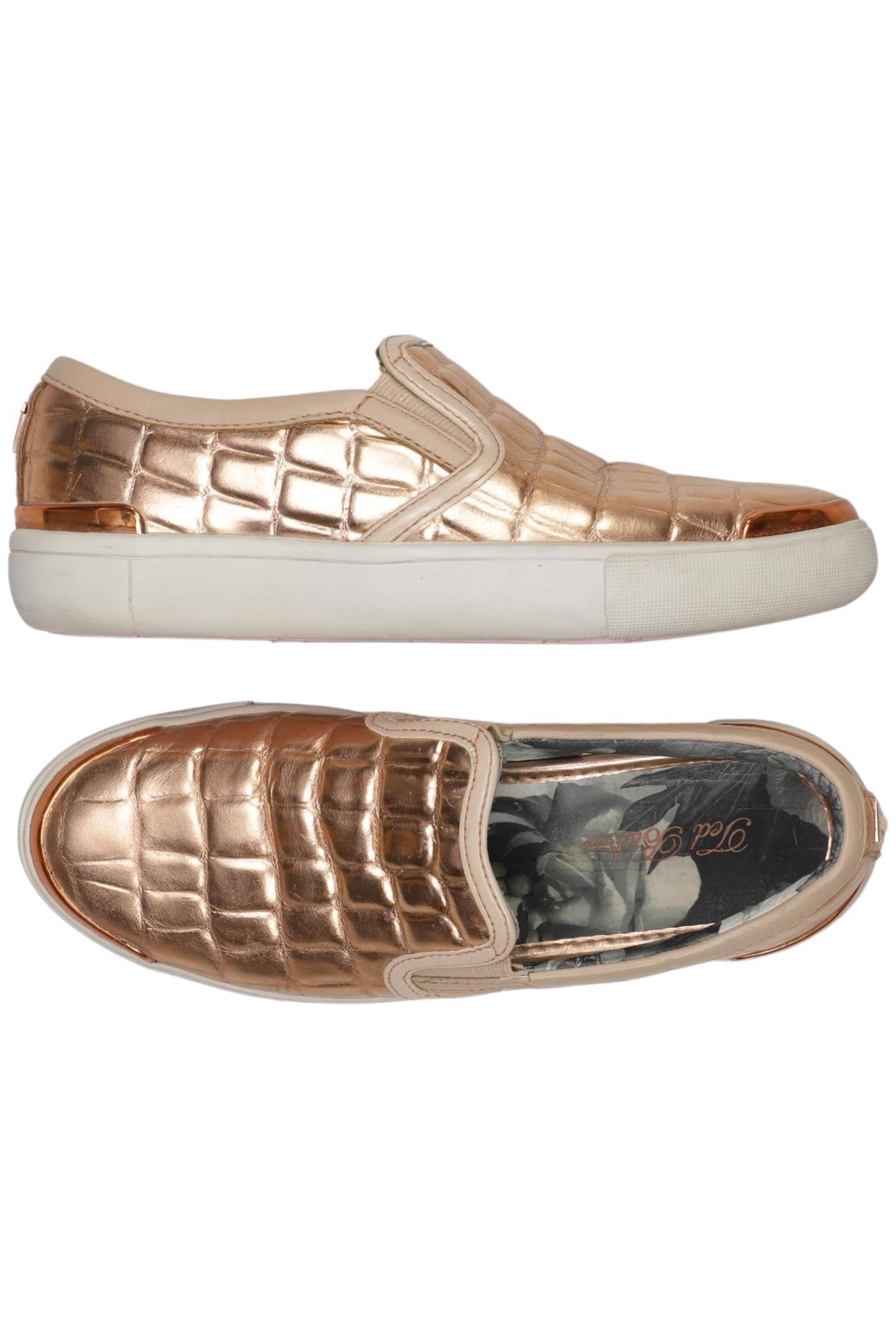 Ted Baker Flats & Loafers in 34 in Gold: front