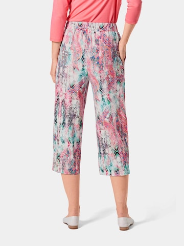 Goldner Wide leg Pants 'Louisa' in Mixed colors