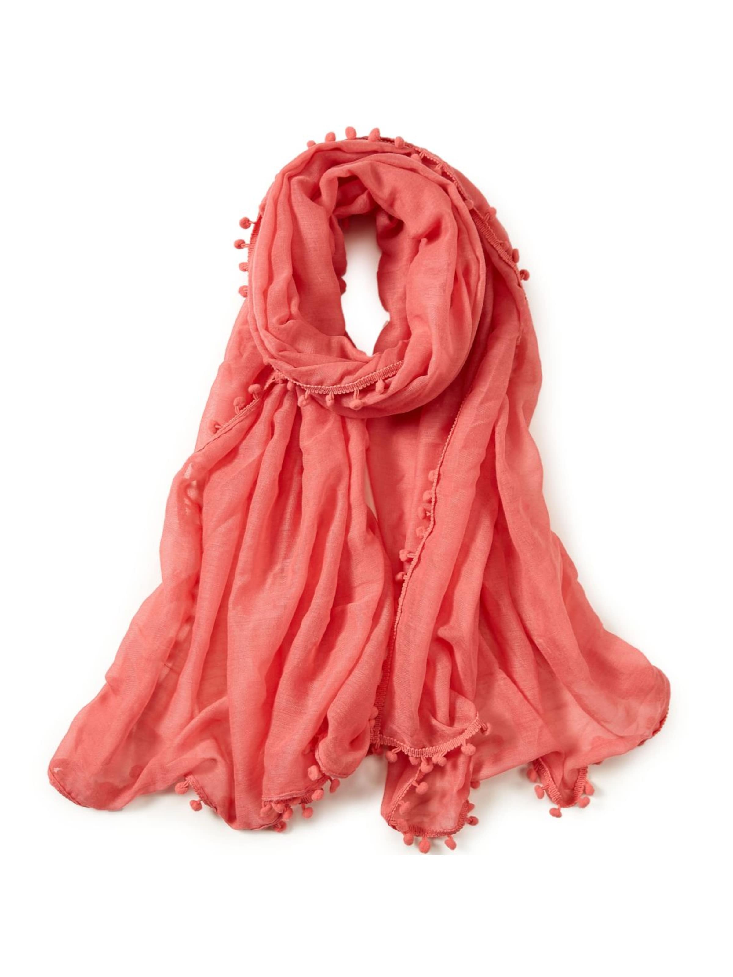 alberto cabale - Chal 'Elvia' en rosa: frente