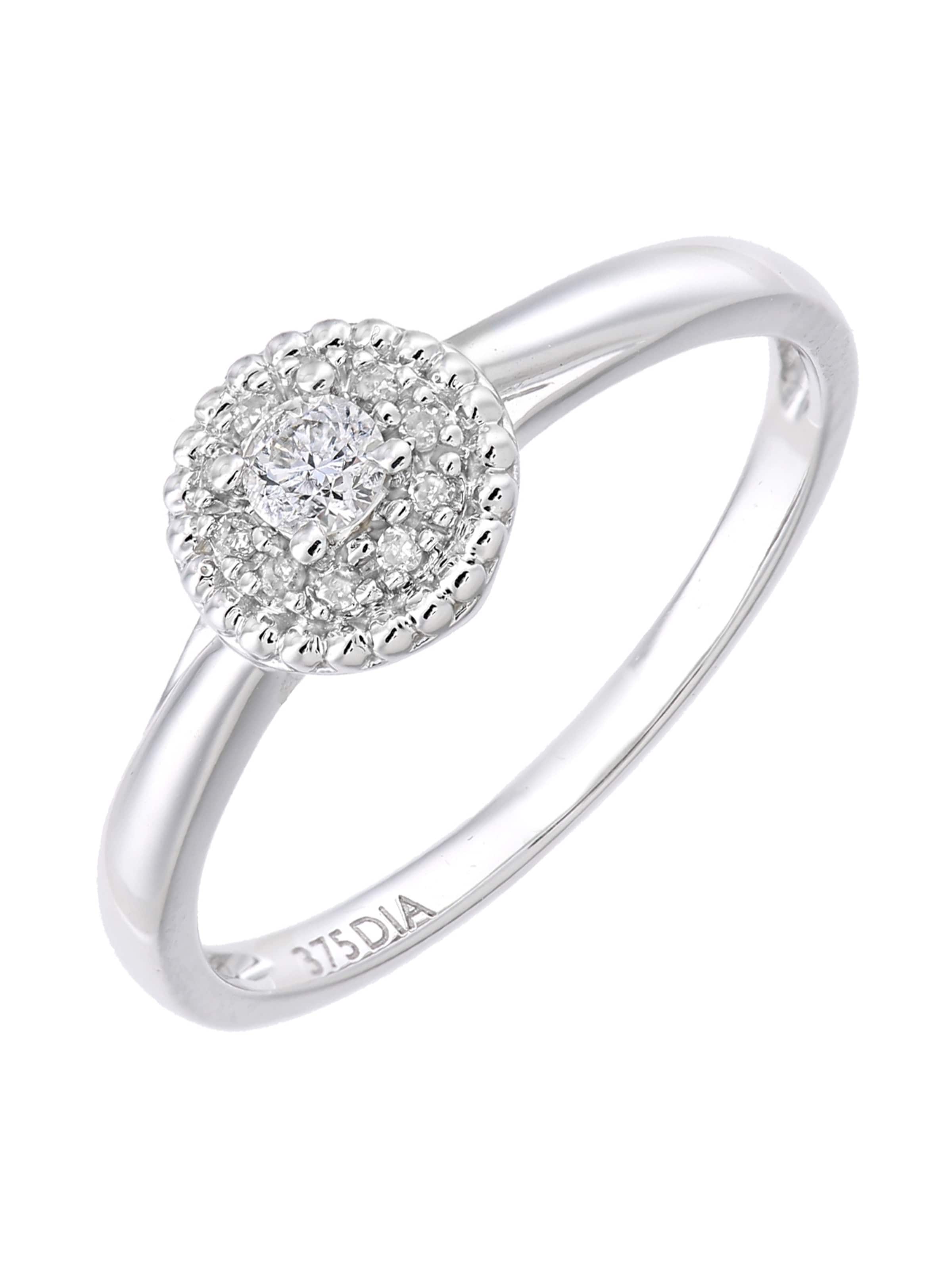 DIAMANT LETERNEL Ring in Silver: front