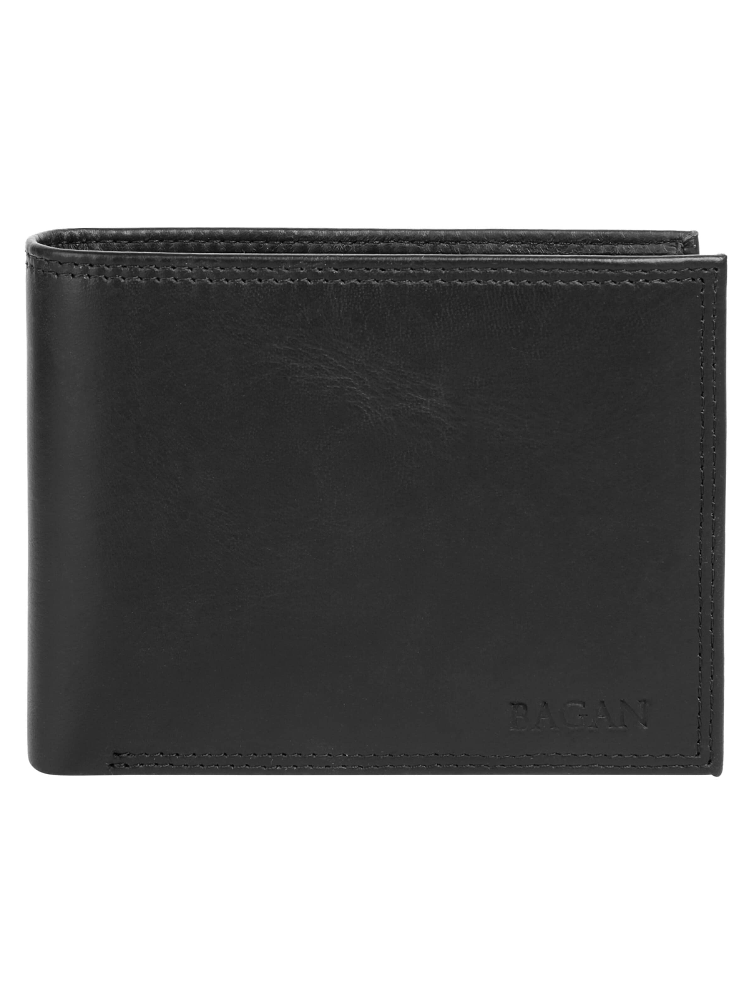 Bagan Portemonnaie‌‌‌‌‌‌‌‌ in Schwarz: Vorderseite