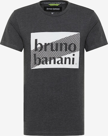 BRUNO BANANI Shirt ' CHRISTENSEN ' in Grey: front