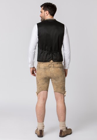 Slimfit Pantaloni per costume tradizionale 'Girgl' di STOCKERPOINT in marrone