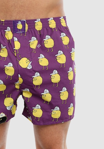 Lousy Livin Boxer shorts 'Toast Zitrone' in Purple