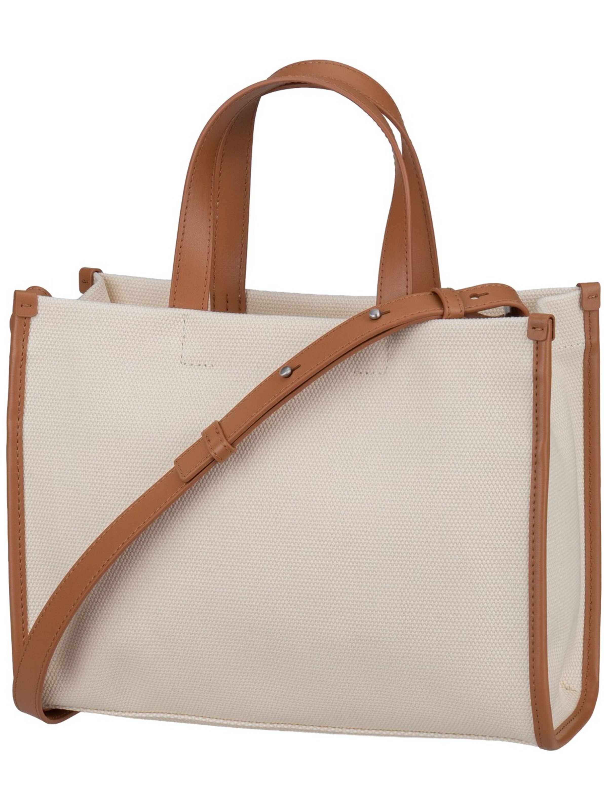 LACOSTE Shopper ' Heritage Canvas Shopping ' in Beige