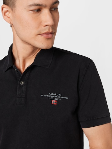 NAPAPIJRI Poloshirt 'ELBAS' in Schwarz