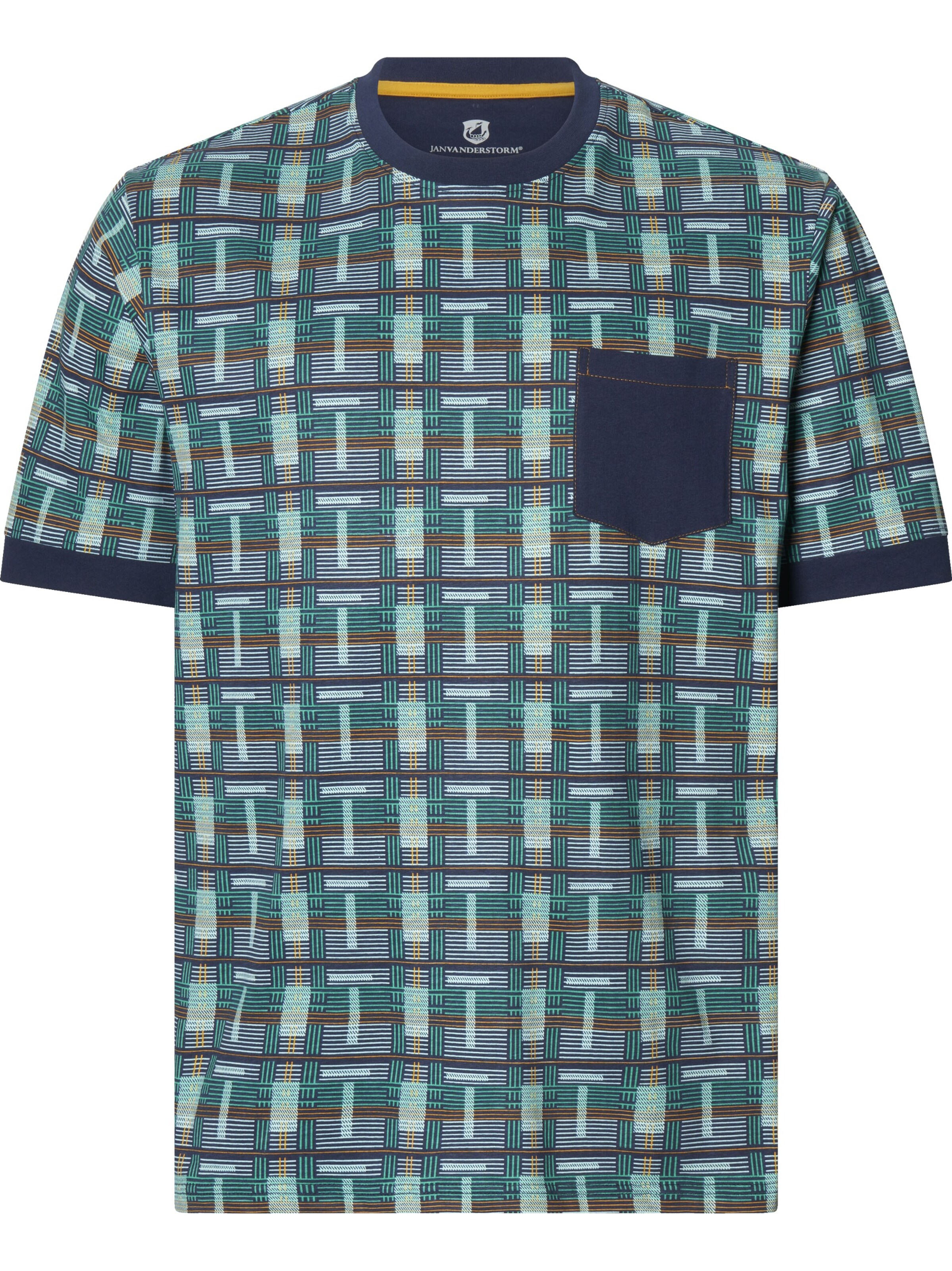 Jan Vanderstorm Short Pajamas 'Lanfur' in Blue