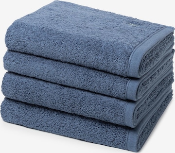 ROSS Handtuch 'Vita' in Blau: Vorderseite