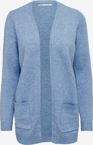 Cardigan 'Lesly' ONLY en bleu : devant