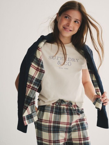 Superdry - Pijama en blanco