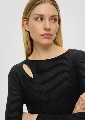 s.Oliver - Pullover em preto