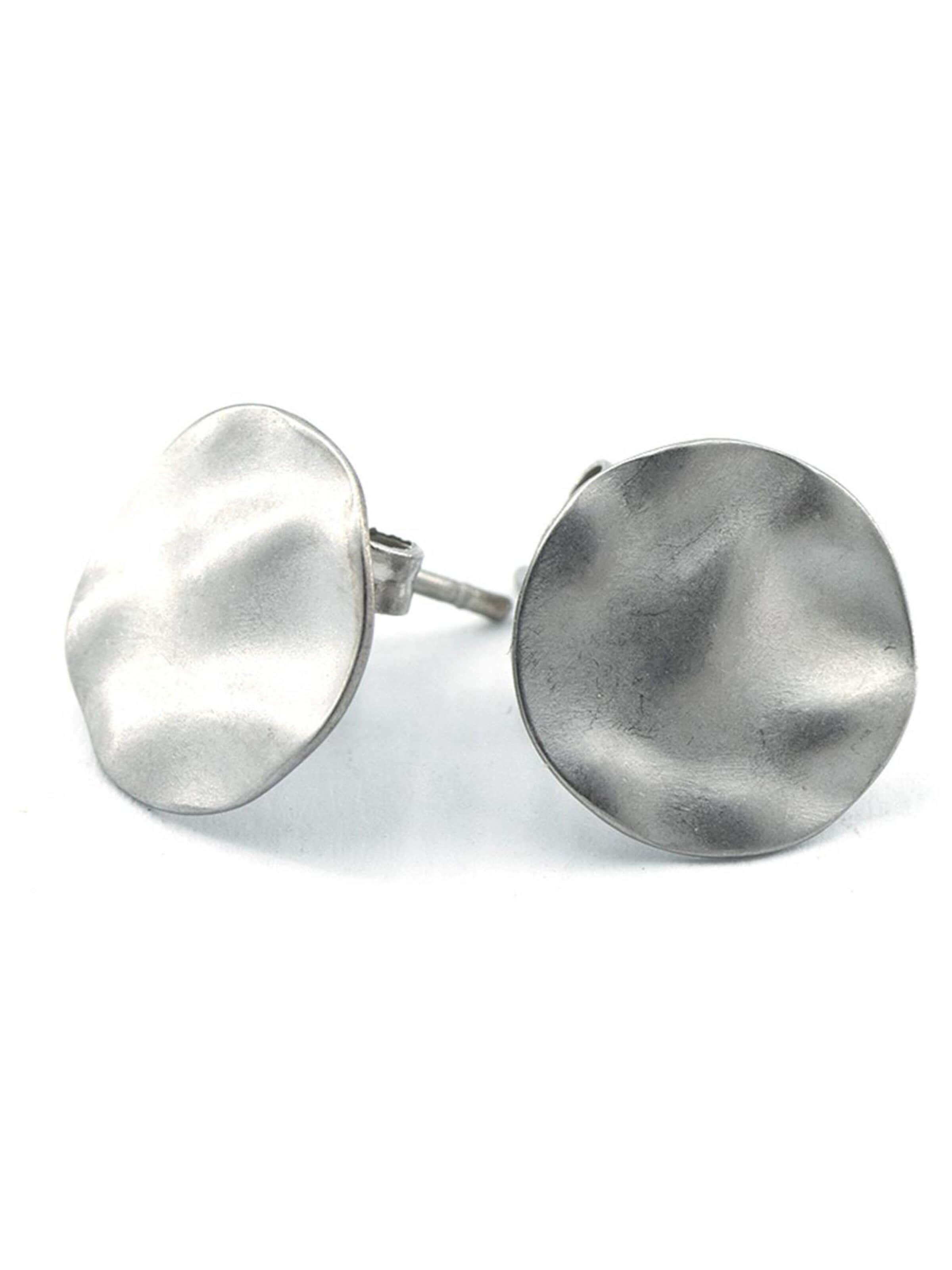 Sergio Engel Ohrringe 'Sienna' in Silber: Vorderseite