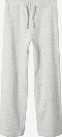 NAME IT Wide Leg Bukser i grå: forside