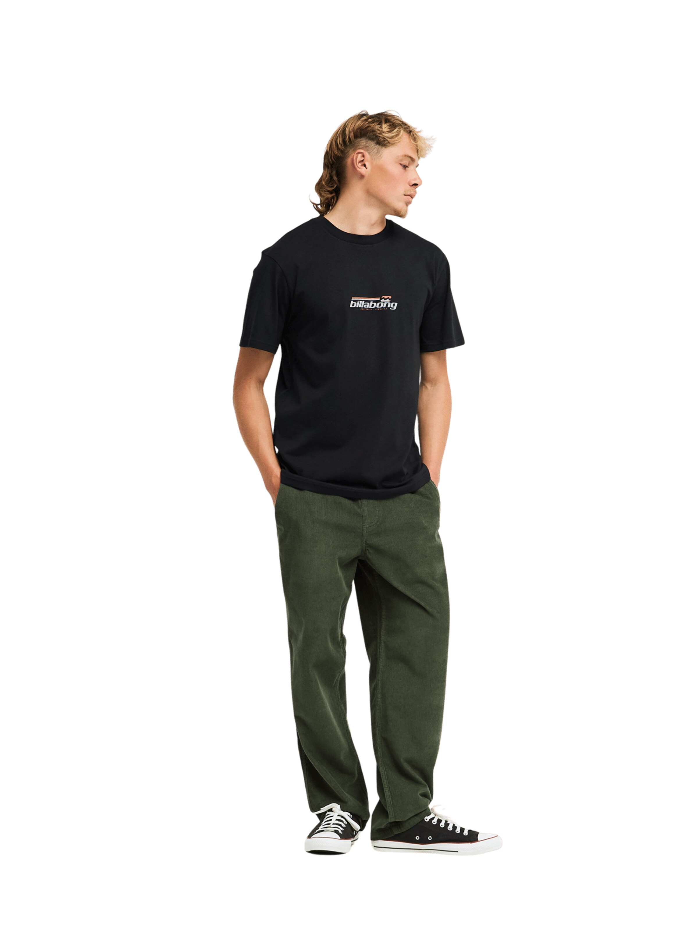 BILLABONG Shirt 'Word Mark' in Black
