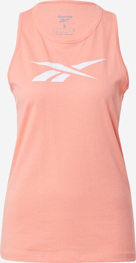 REEBOK Haut de sport 'Vector' en corail / blanc, Vue avec produit