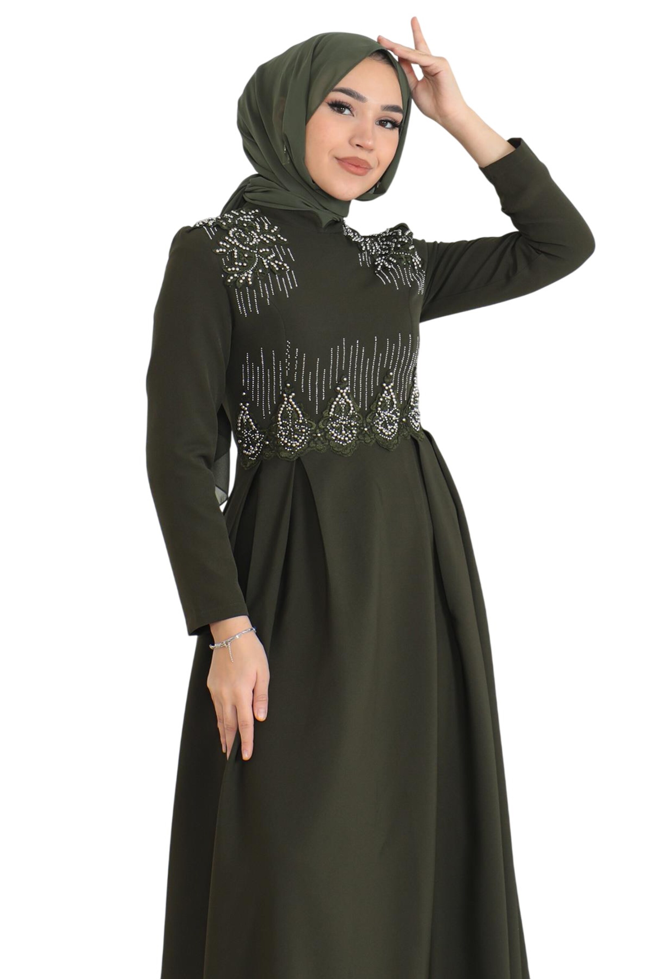 MODAMIHRAM Jurk in Groen