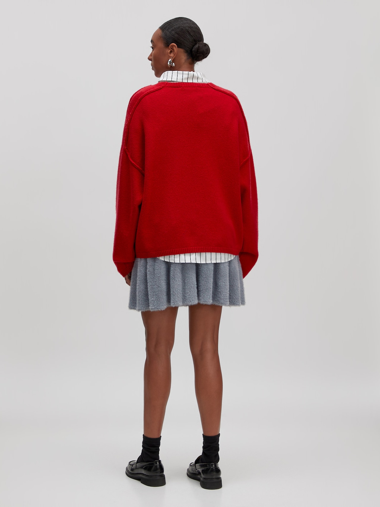 EDITED Neuheiten Pullover aus Wollmix 'Naiba' rot