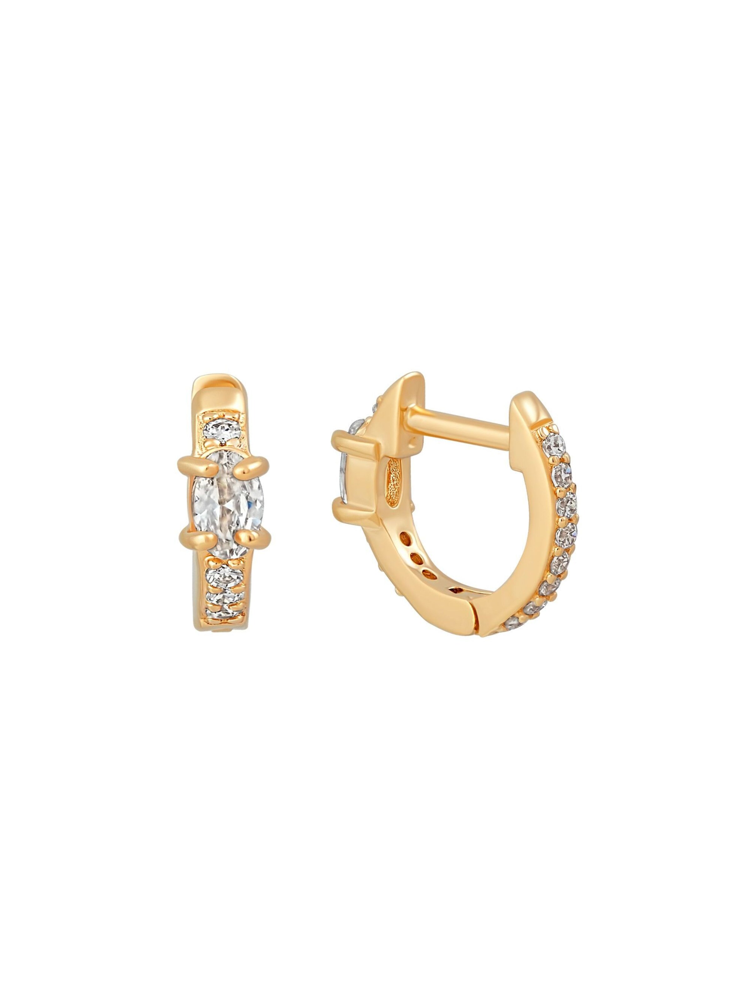 Boucles d'oreilles caï en jaune