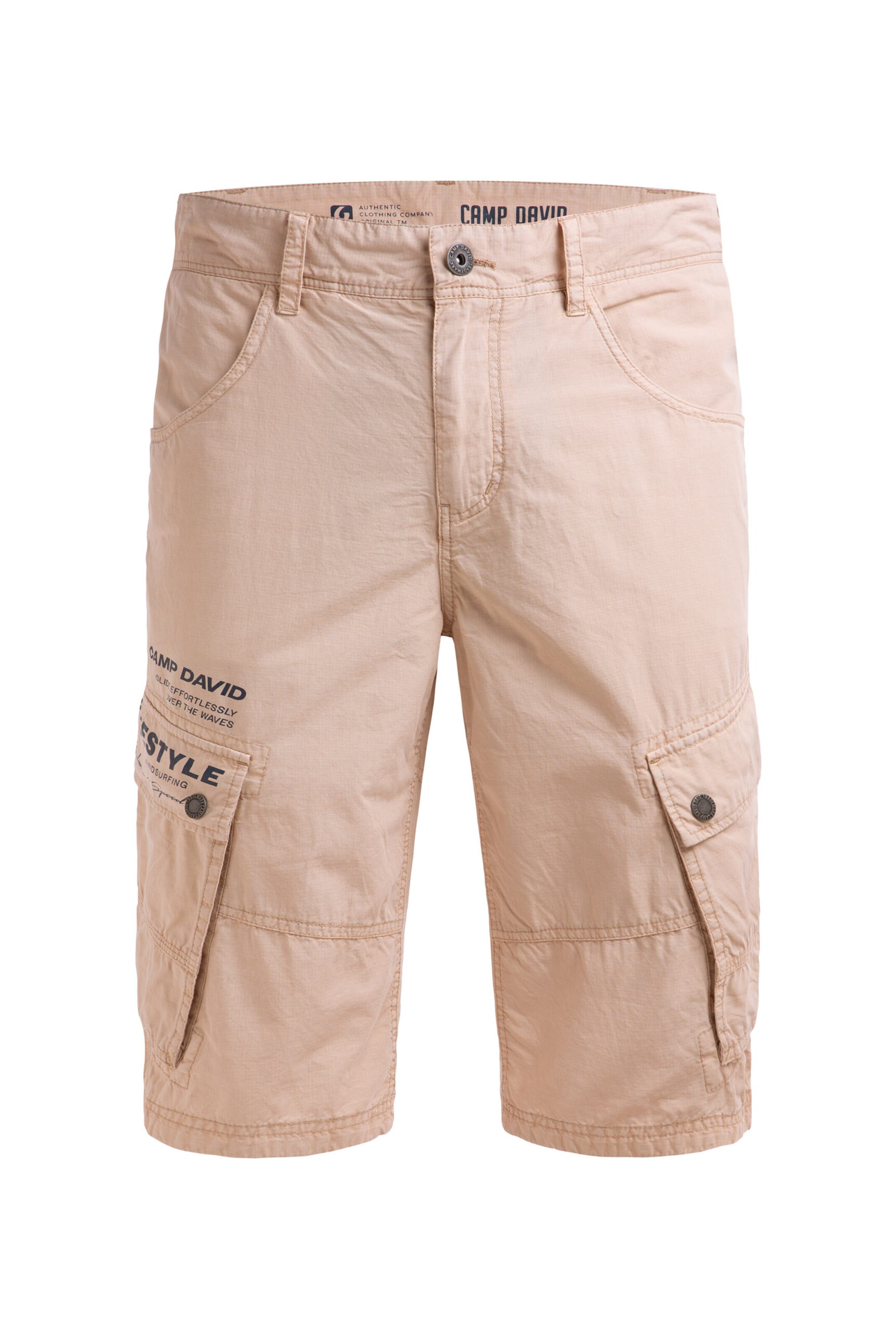 CAMP DAVID Regular Hose in Beige: Vorderseite