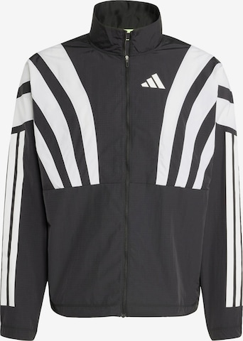 ADIDAS PERFORMANCE - Chaqueta deportiva 'Adizero' en negro: frente