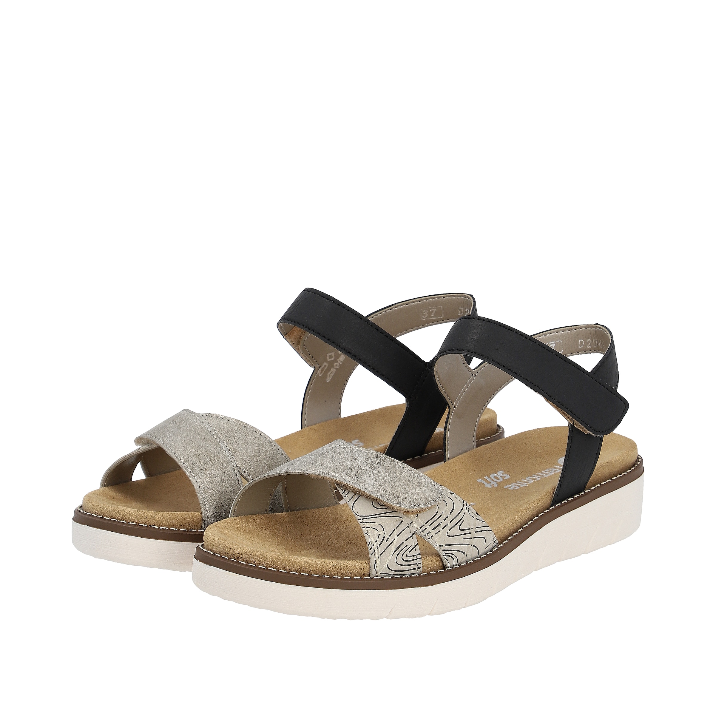 REMONTE Strap Sandals ' D2049 ' in Beige