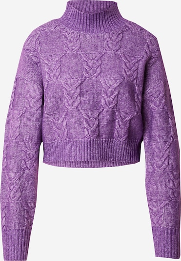 QS Pull-over en violet chiné, Vue avec produit