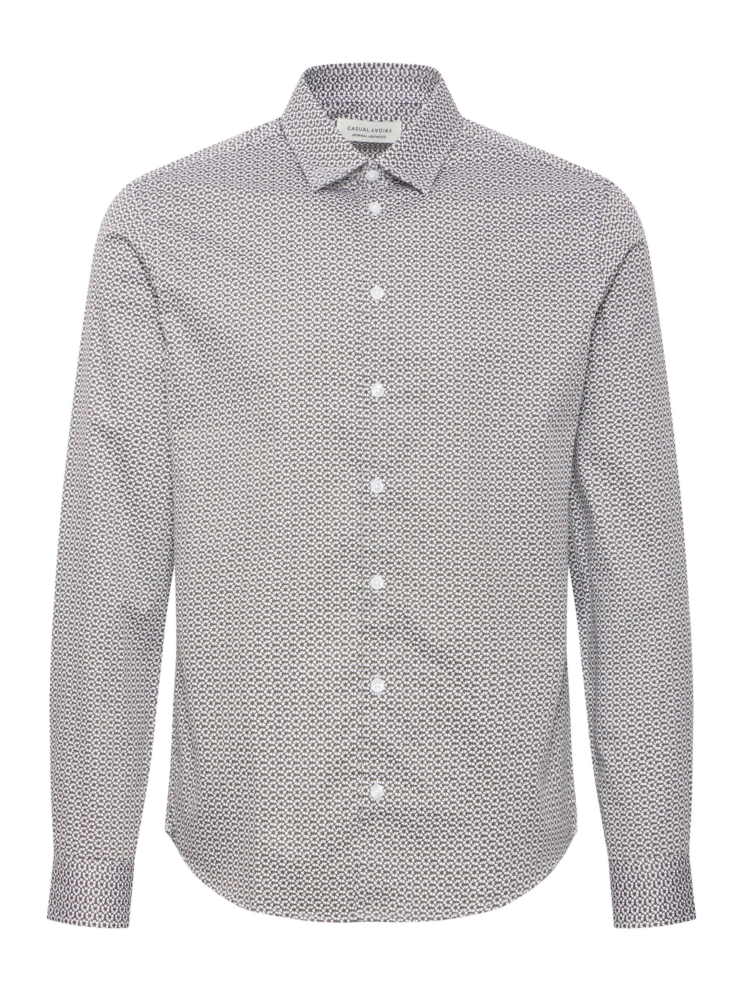 Regular fit Camicia business ' CFFRIDI ' di Casual Friday in grigio: frontale