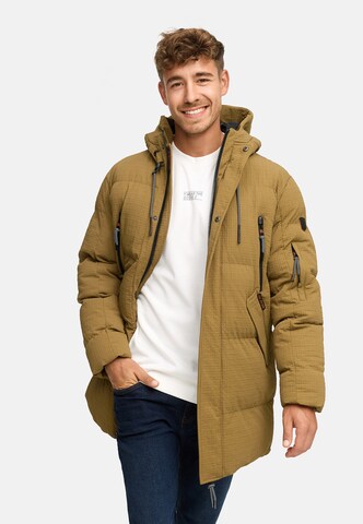 Manteau d’hiver 'INLondoy' INDICODE JEANS en vert : devant