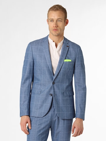 Finshley & Harding London Slim fit Suit ' Brixdon ' in Blue: front
