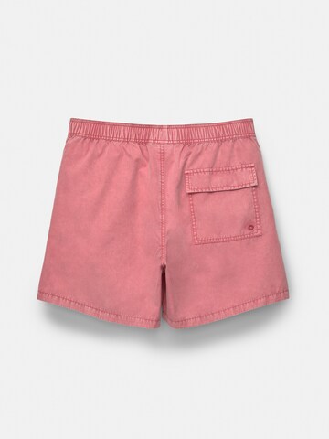 Shorts de bain Pull&Bear en rouge