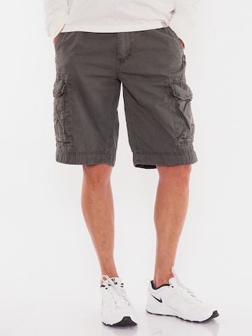 JET LAG Regular Cargo Pants 'Take Off 7' in Grey: front