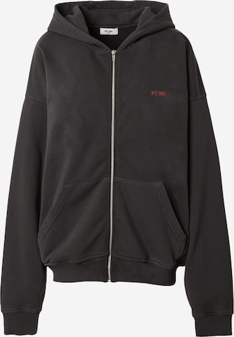 sry dad. co-created by ABOUT YOU Zip-Up Hoodie in Grey: front