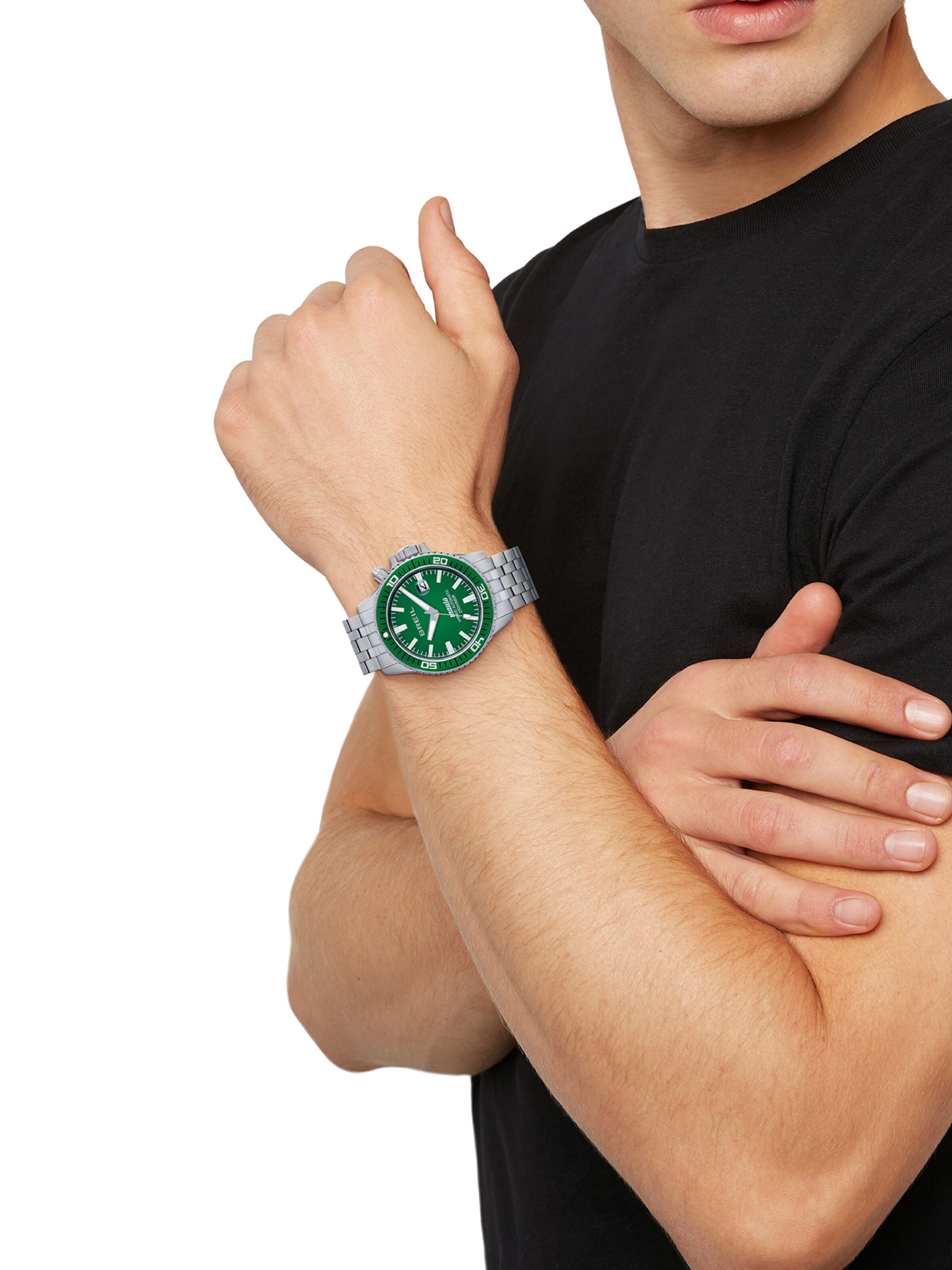 Breil Analoog horloge 'Manta P.R.O.' in Zilver