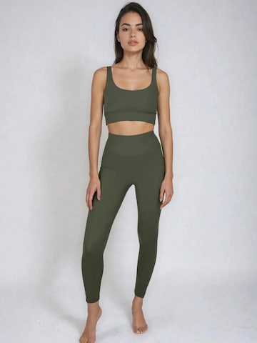 Flavia Valentini - Skinny Leggings en verde
