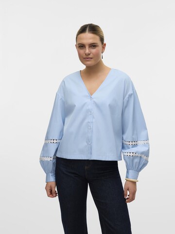 VERO MODA Blouse 'VMJanni' in Blue: front