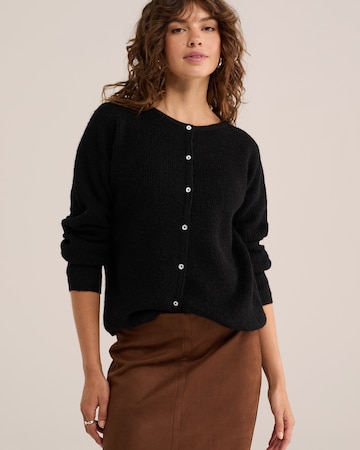 WE Fashion - Cárdigan en negro: frente