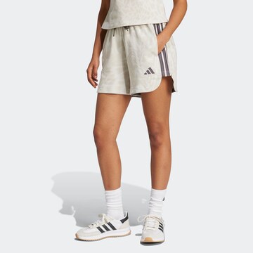 ADIDAS SPORTSWEAR Loosefit Sportovní kalhoty 'Essentials' – bílá
