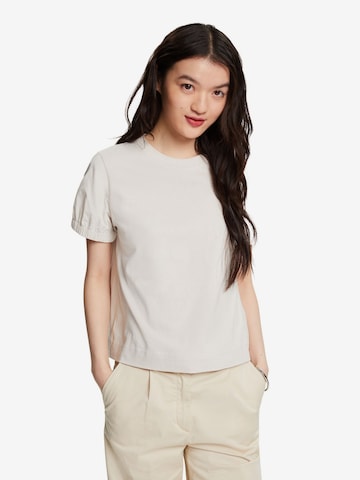 T-shirt ESPRIT en beige : devant