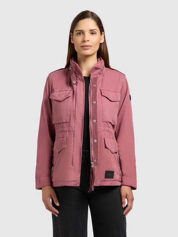 Veste mi-saison 'Nori' khujo en rose : devant